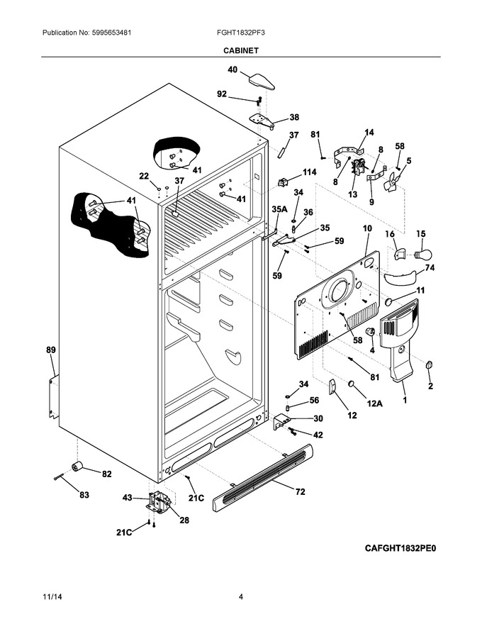 Diagram for FGHT1832PF3