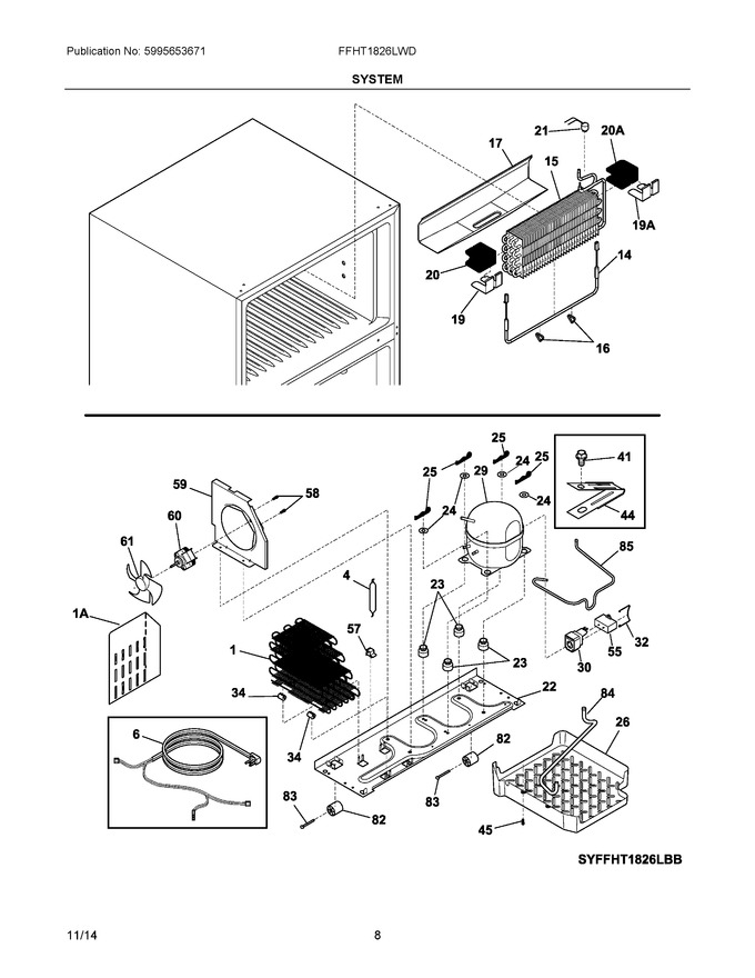 Diagram for FFHT1826LWD
