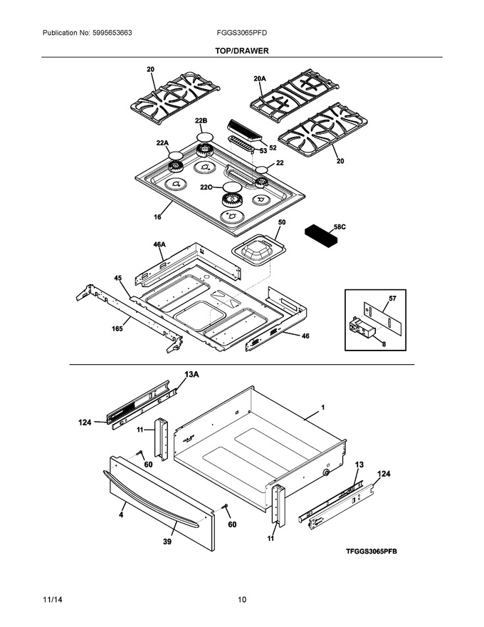 Diagram for FGGS3065PFD