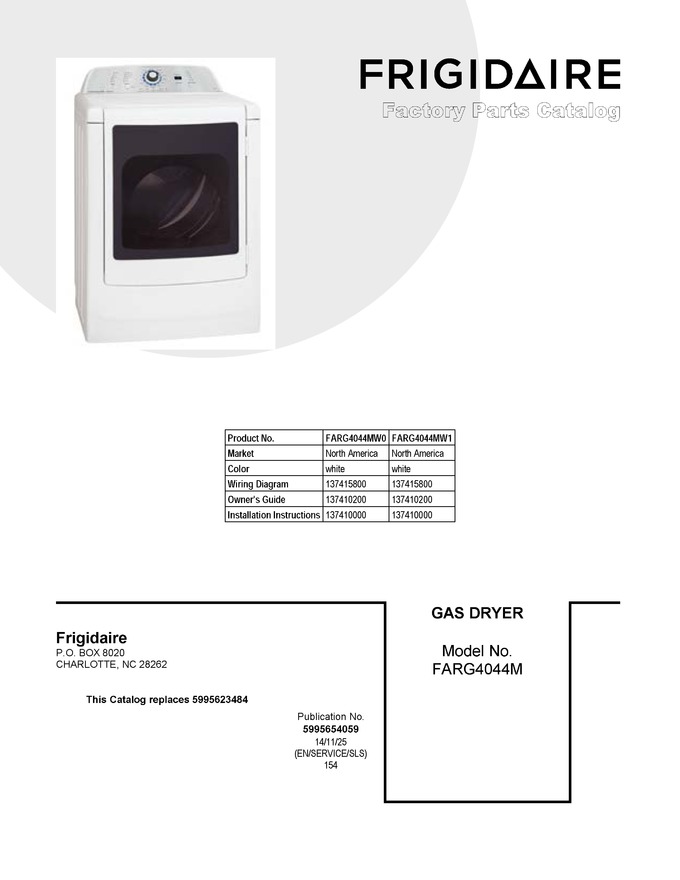 Diagram for FARG4044MW1