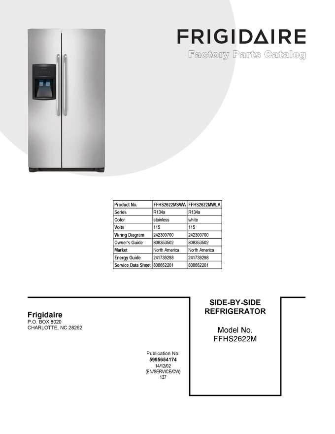 Diagram for FFHS2622MWLA