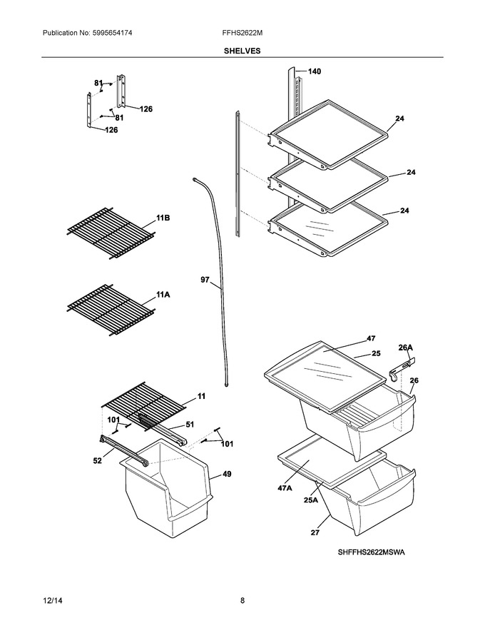 Diagram for FFHS2622MWLA