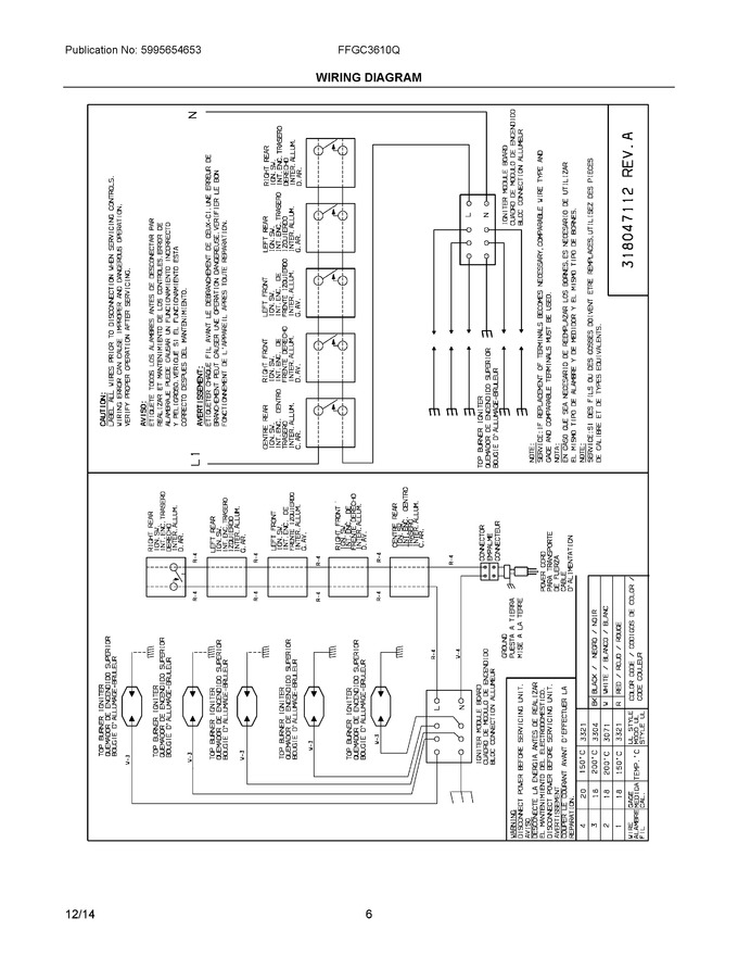 Diagram for FFGC3610QSA