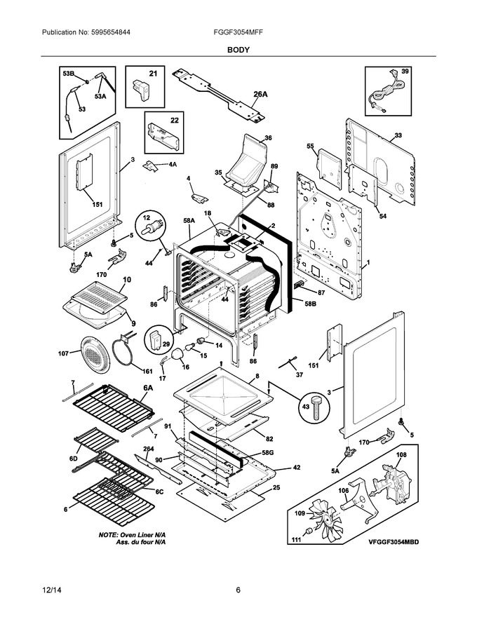 Diagram for FGGF3054MFF