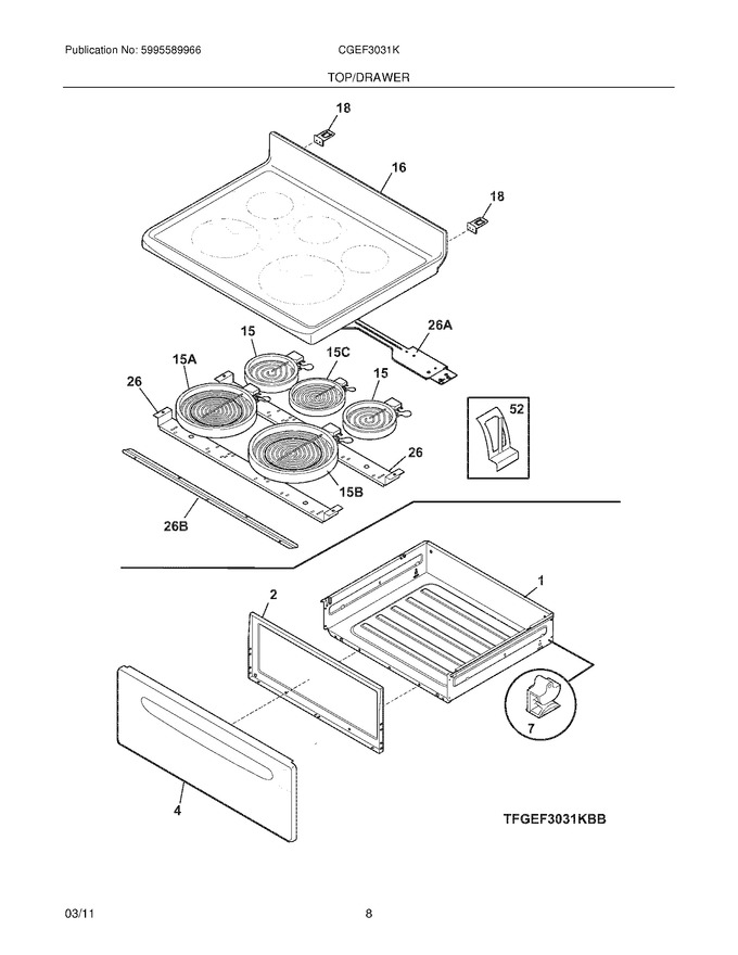 Diagram for CGEF3031KWD