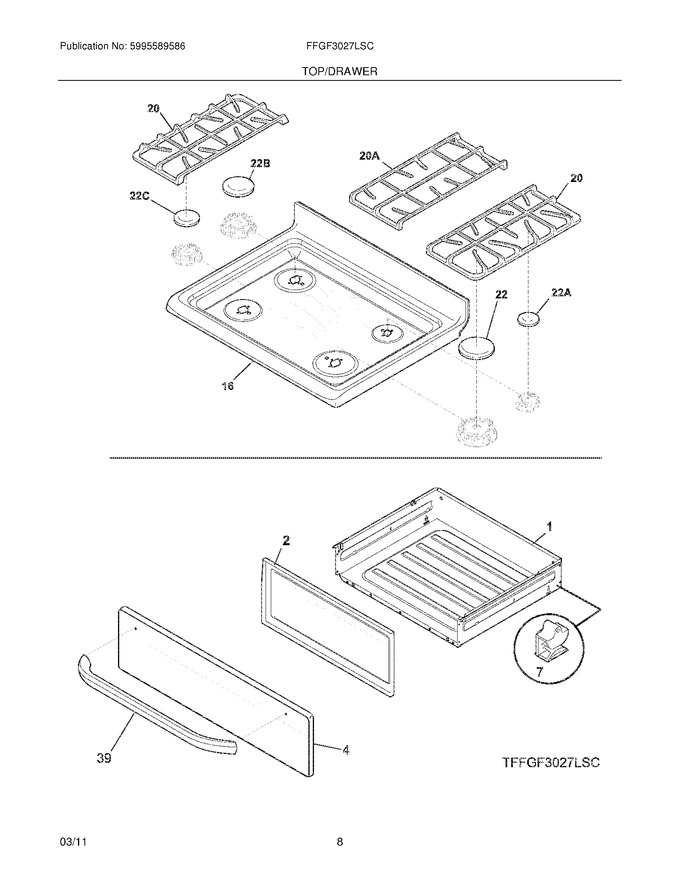 Diagram for FFGF3027LSC