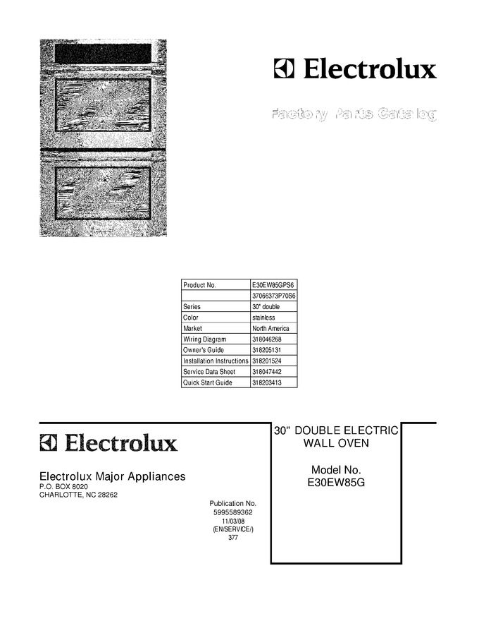 Diagram for E30EW85GPS6