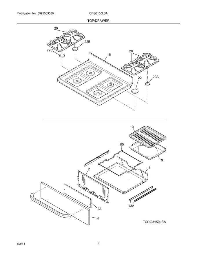 Diagram for CRG3150LSA