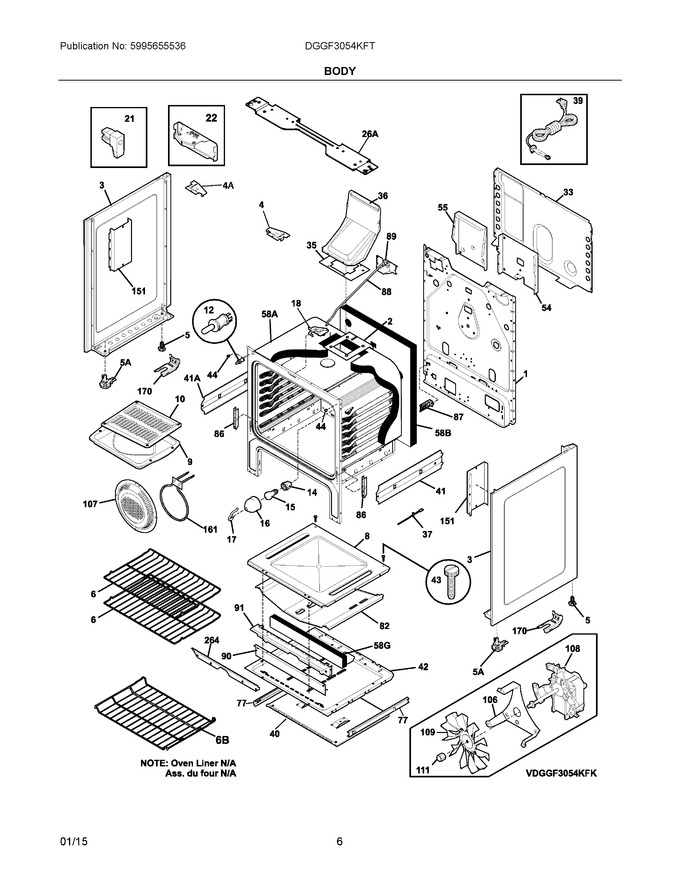 Diagram for DGGF3054KFT