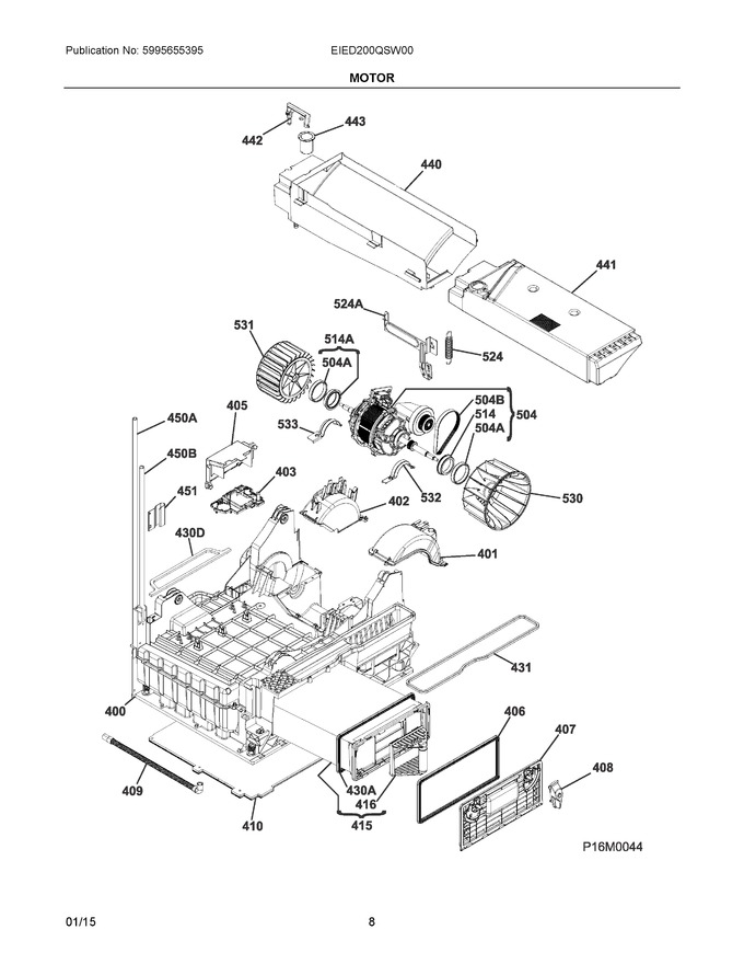 Diagram for EIED200QSW00