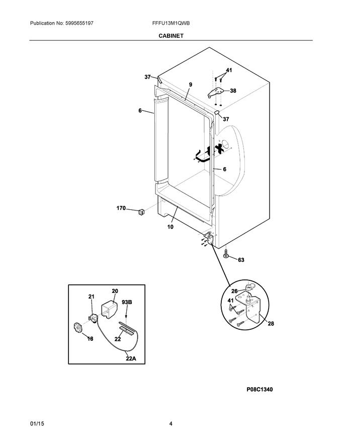 Diagram for FFFU13M1QWB
