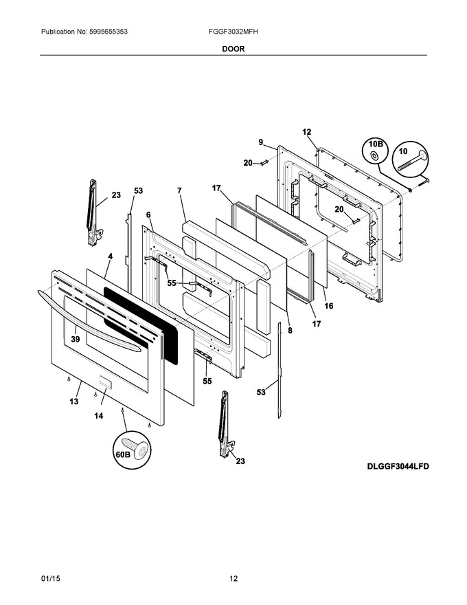 Diagram for FGGF3032MFH