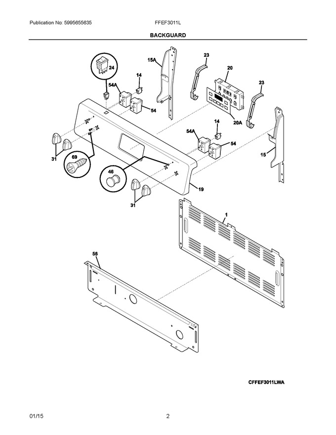Diagram for FFEF3011LBF