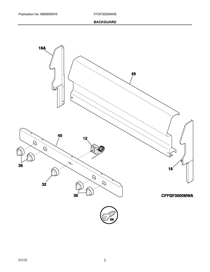 Diagram for FFGF3005MWB