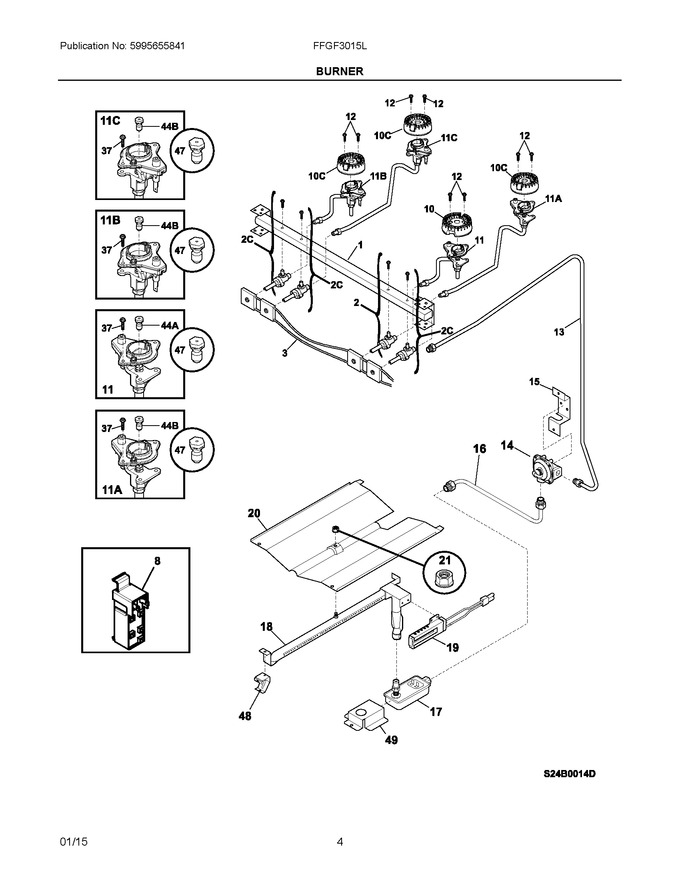 Diagram for FFGF3015LWE