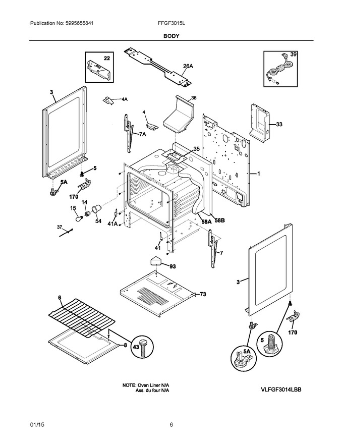 Diagram for FFGF3015LWE