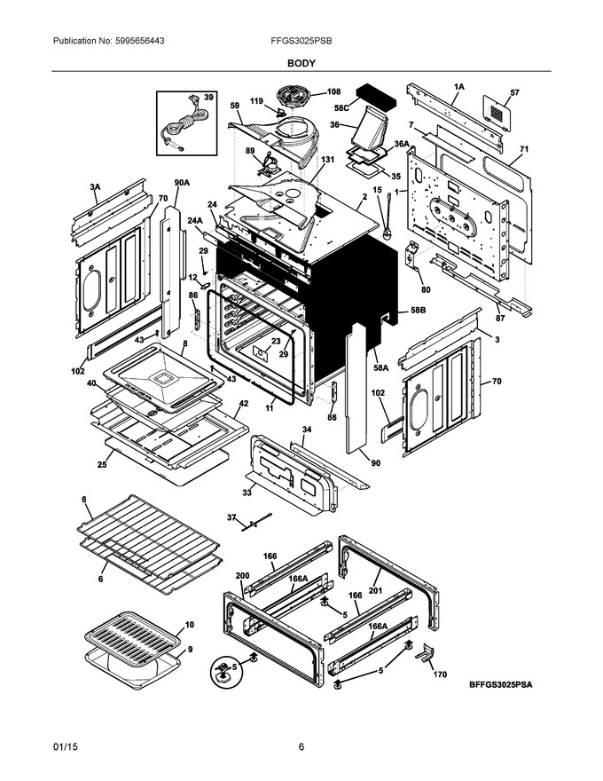 Diagram for FFGS3025PSB