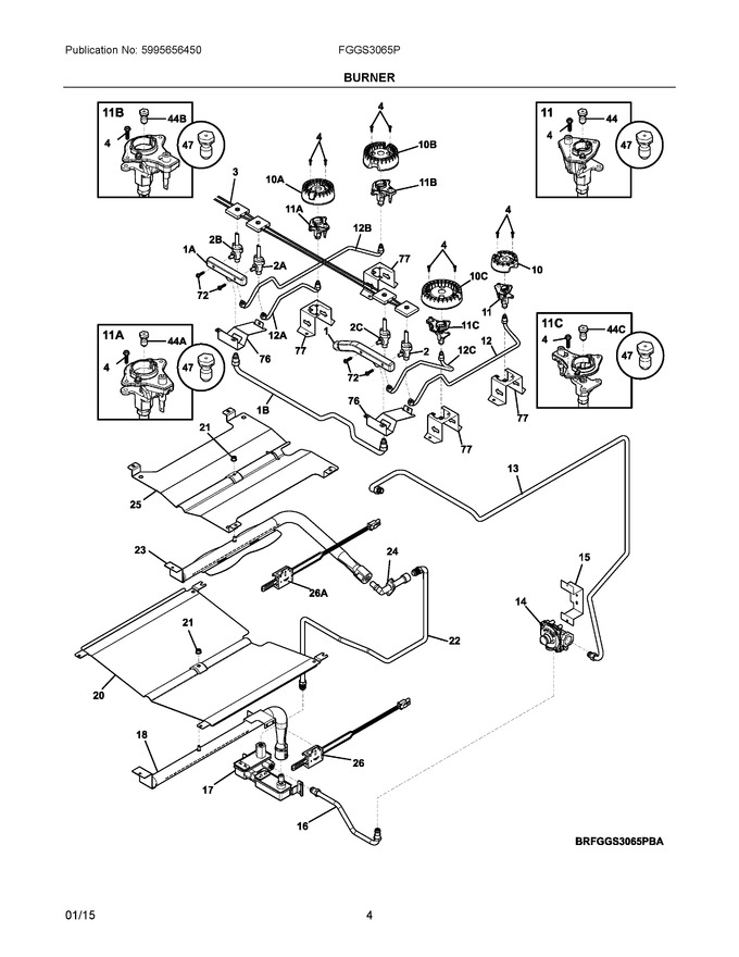 Diagram for FGGS3065PWE