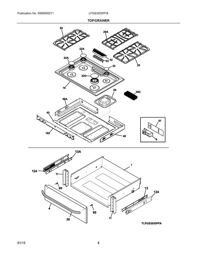 Diagram for LFGS3025PFB