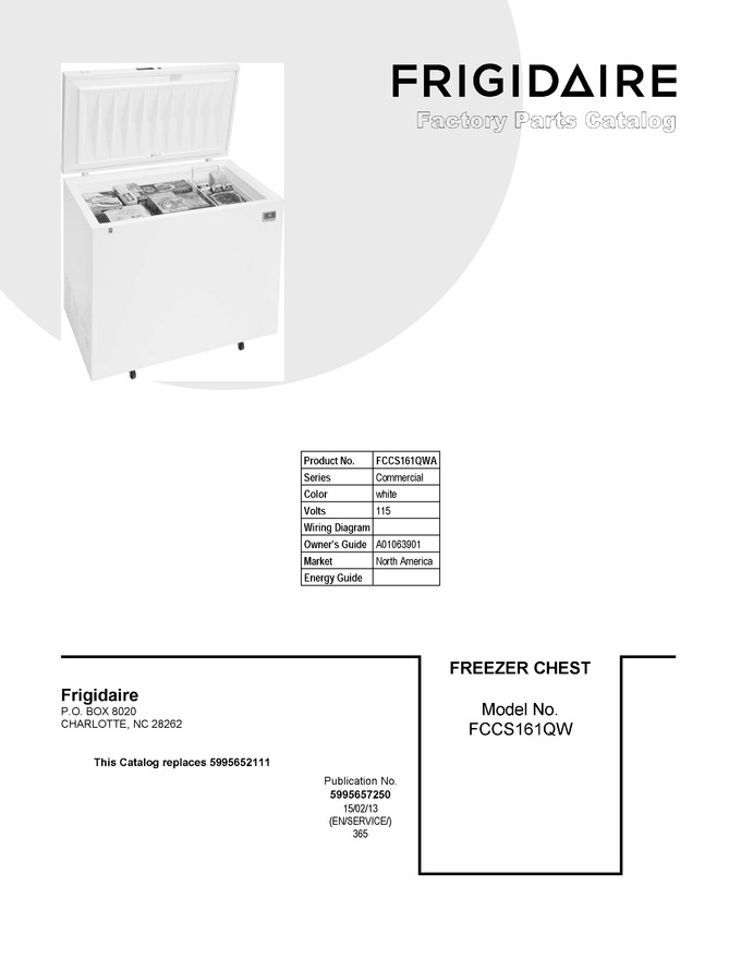 Diagram for FCCS161QWA