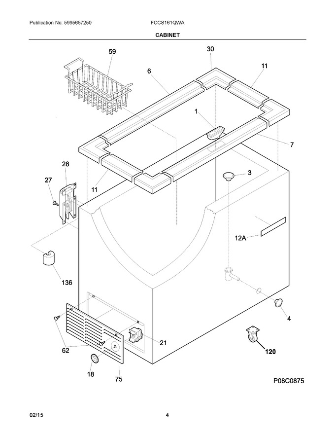 Diagram for FCCS161QWA