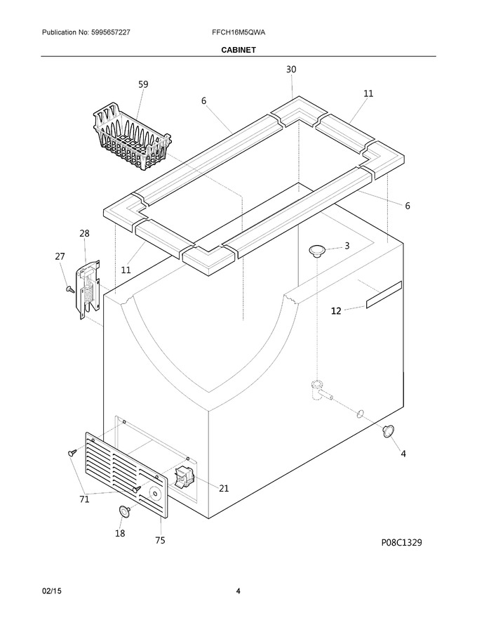 Diagram for FFCH16M5QWA