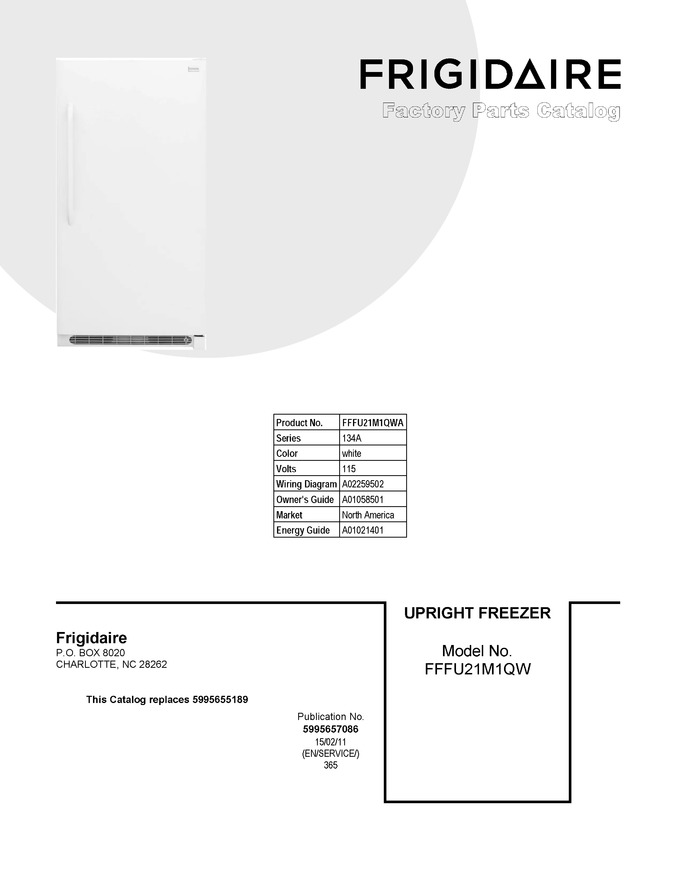 Diagram for FFFU21M1QWA