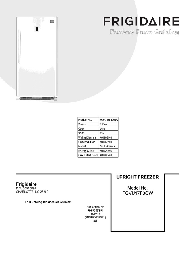 Diagram for FGVU17F8QWA