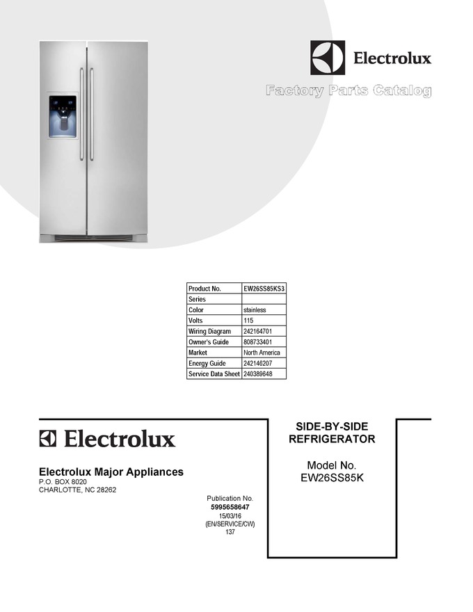 Diagram for EW26SS85KS3