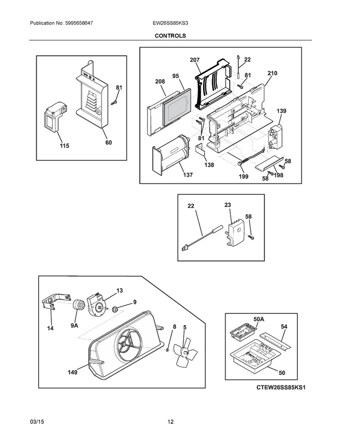 Diagram for EW26SS85KS3