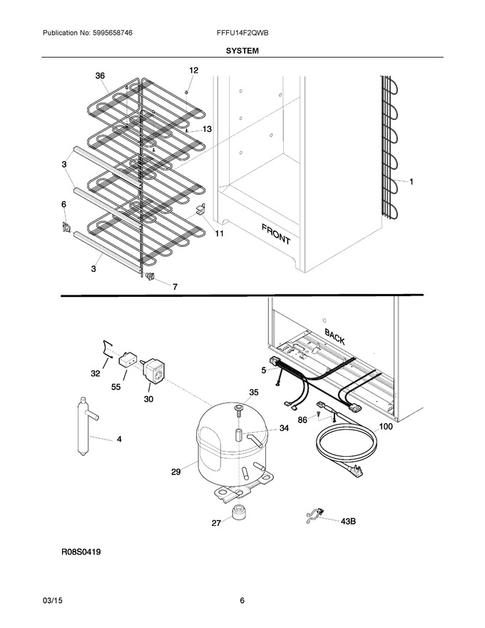 Diagram for FFFU14F2QWB