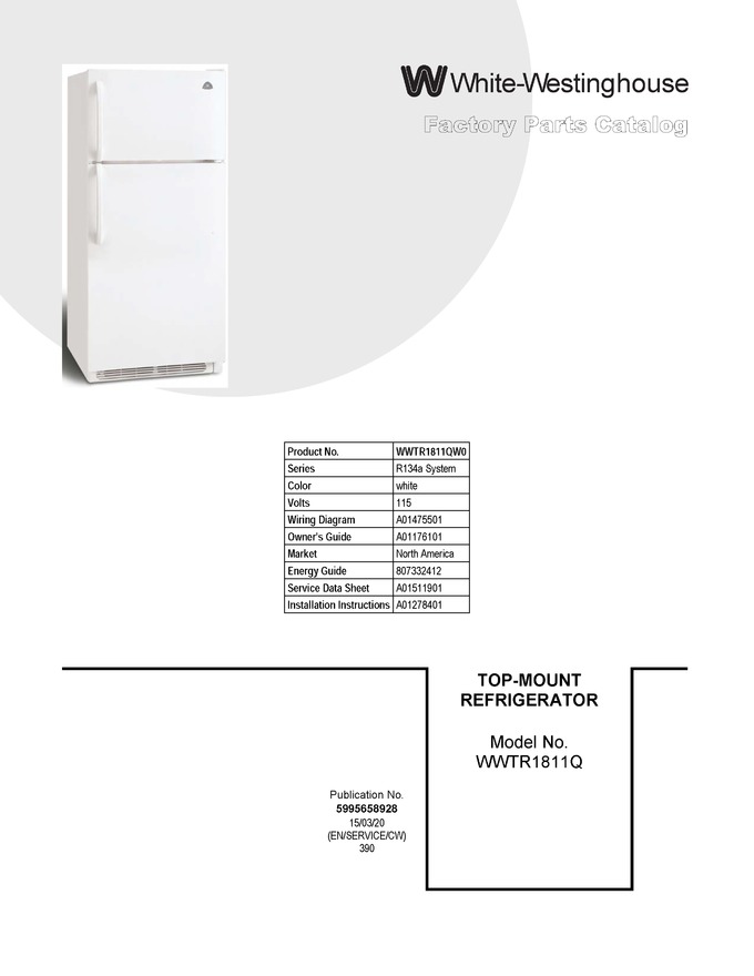 Diagram for WWTR1811QW0