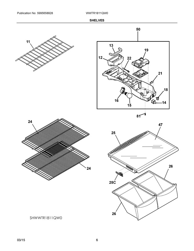 Diagram for WWTR1811QW0