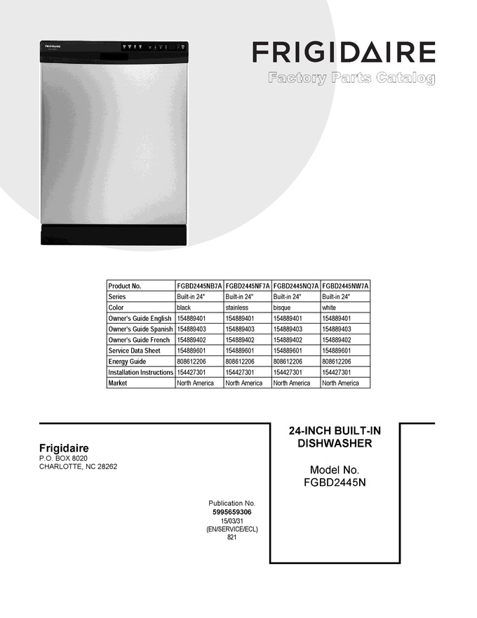Diagram for FGBD2445NB7A