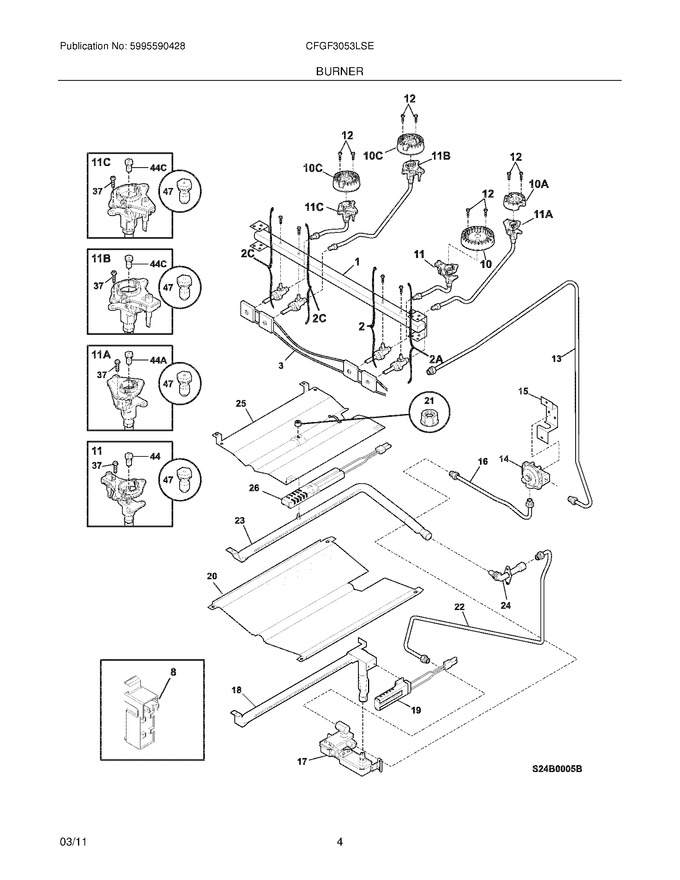 Diagram for CFGF3053LSE