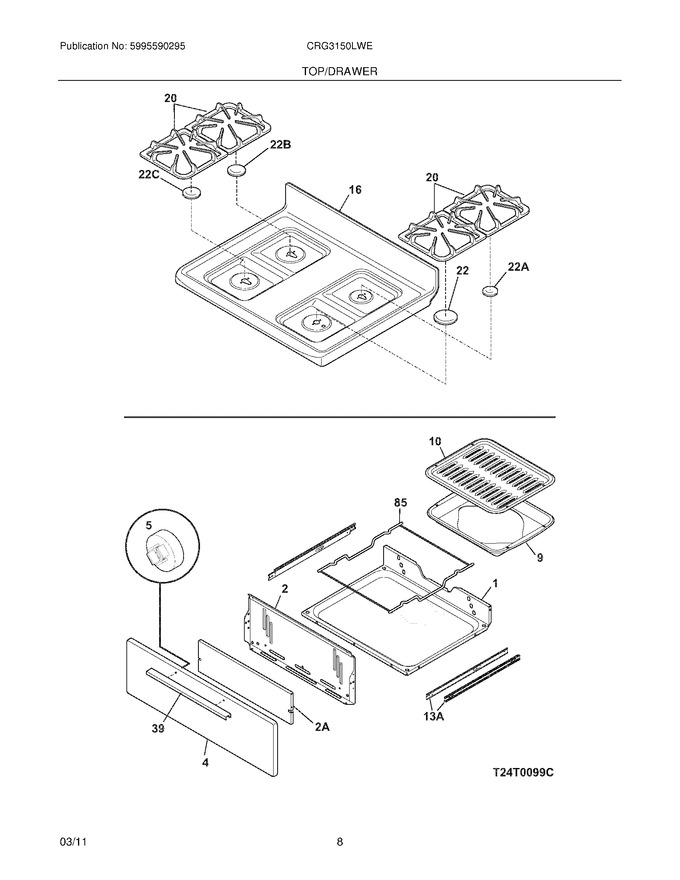 Diagram for CRG3150LWE