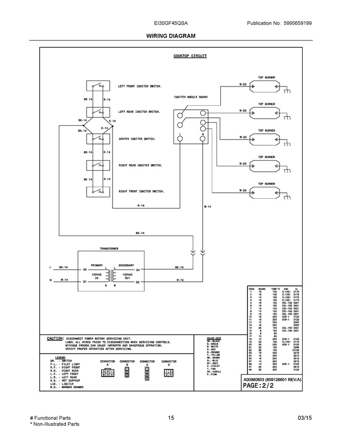 Diagram for EI30GF45QSA