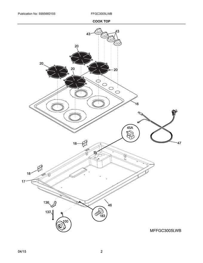 Diagram for FFGC3005LWB