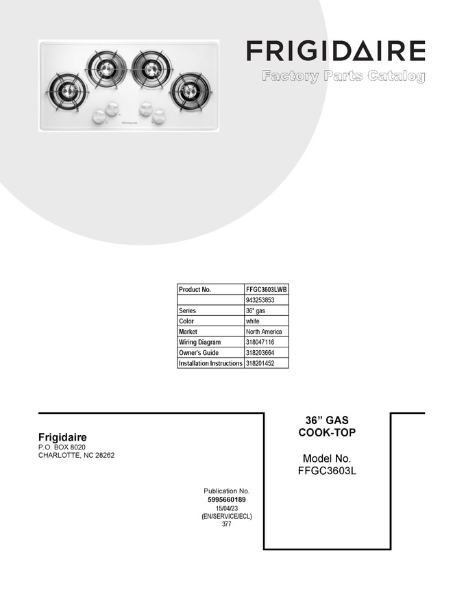 Diagram for FFGC3603LWB