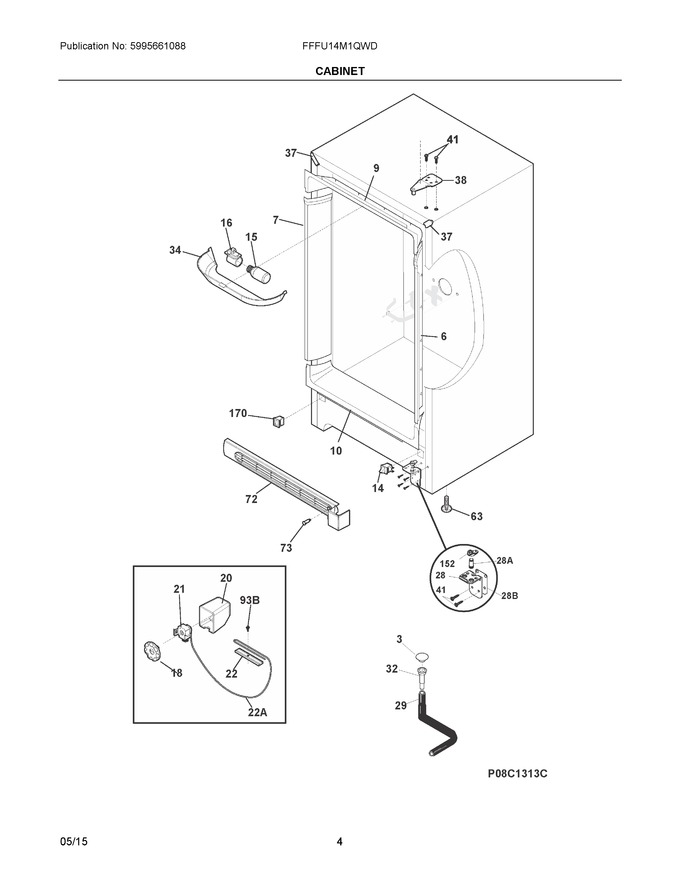 Diagram for FFFU14M1QWD