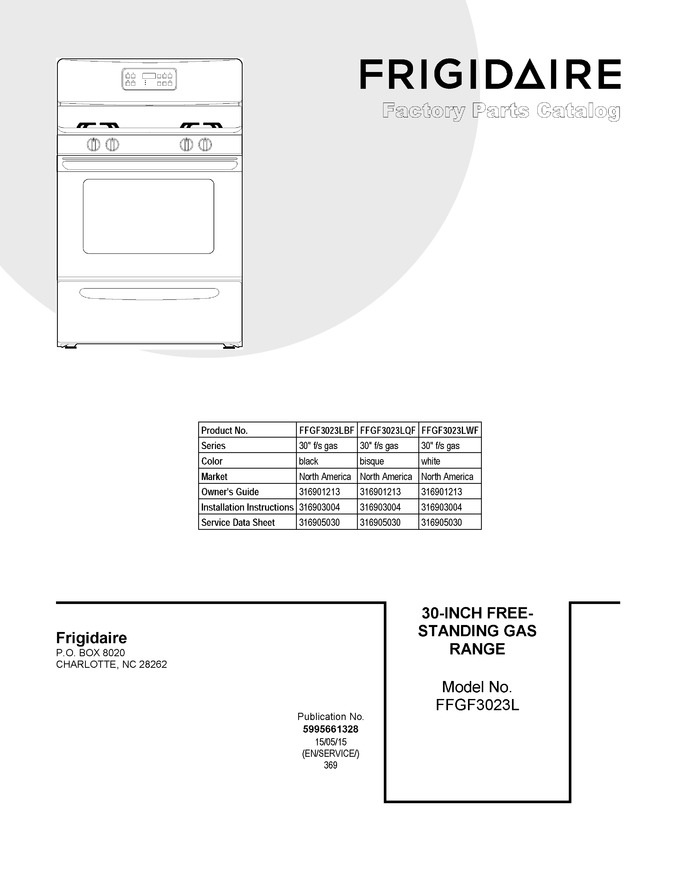 Diagram for FFGF3023LBF