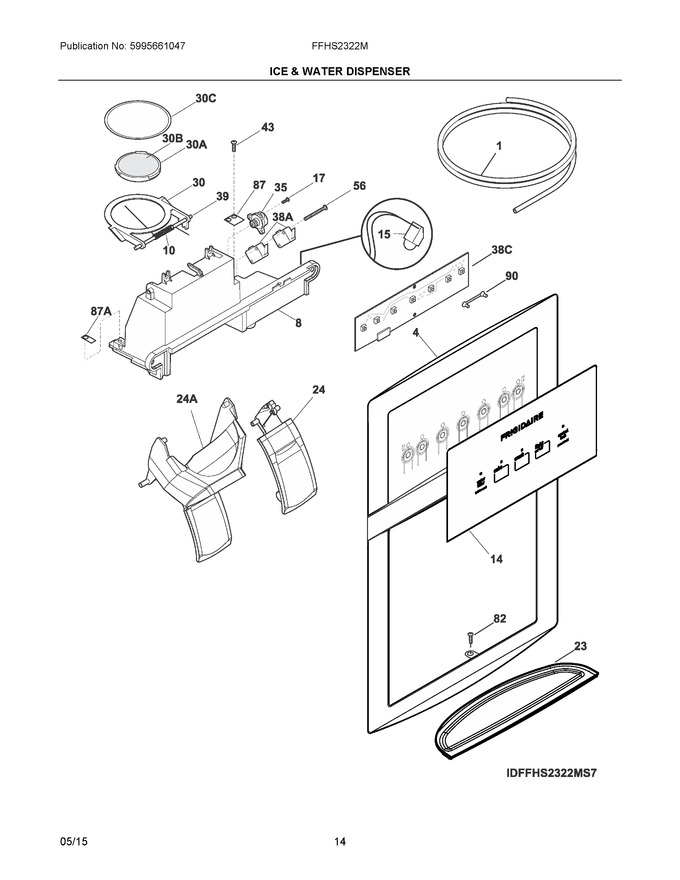 Diagram for FFHS2322MSGA