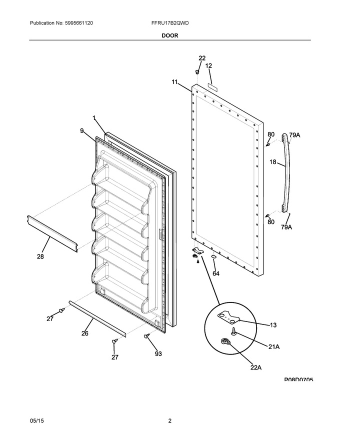 Diagram for FFRU17B2QWD