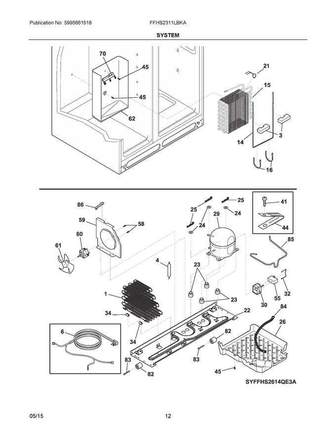 Diagram for FFHS2311LBKA
