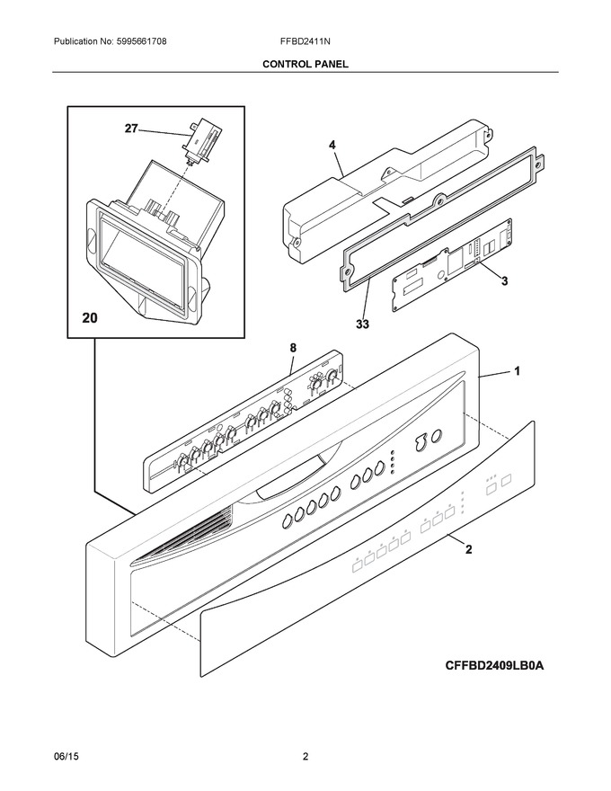 Diagram for FFBD2411NW5A