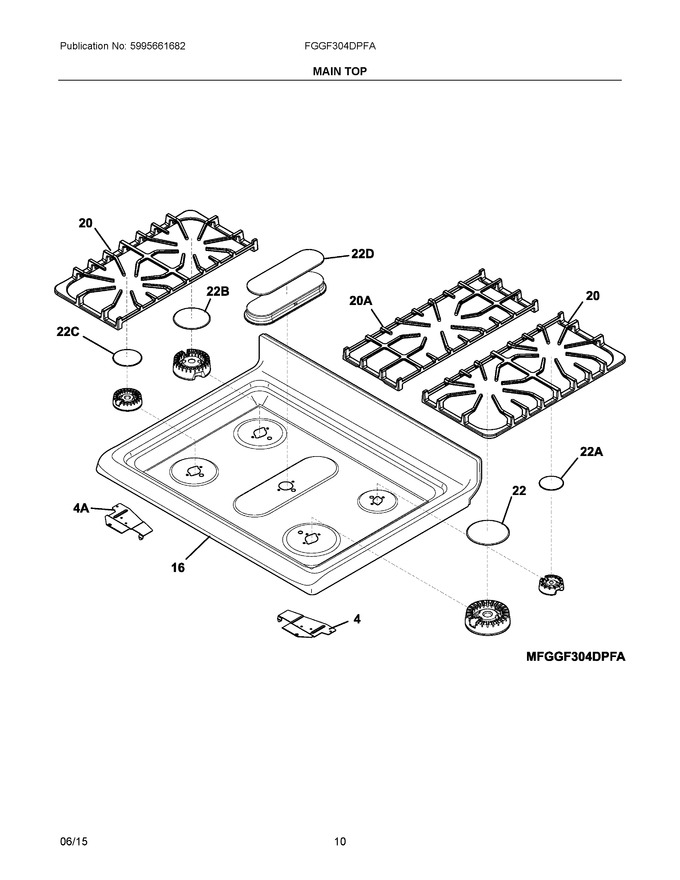 Diagram for FGGF304DPFA