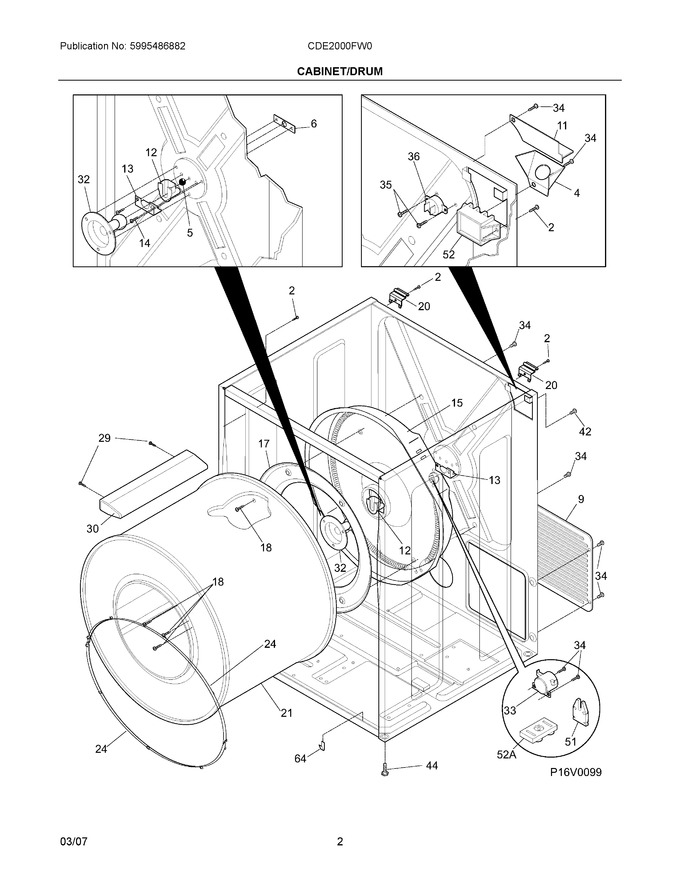 Diagram for CDE2000FW0
