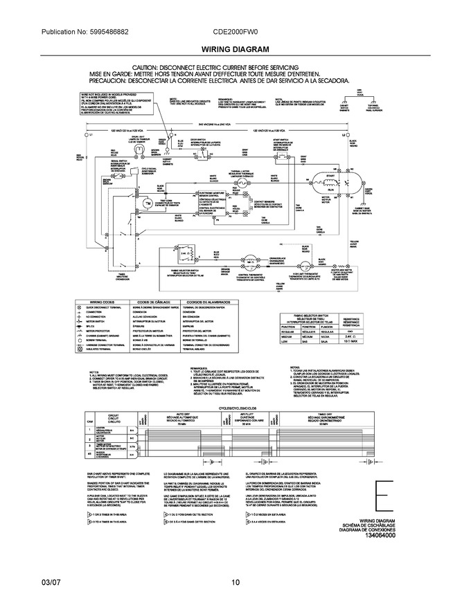 Diagram for CDE2000FW0