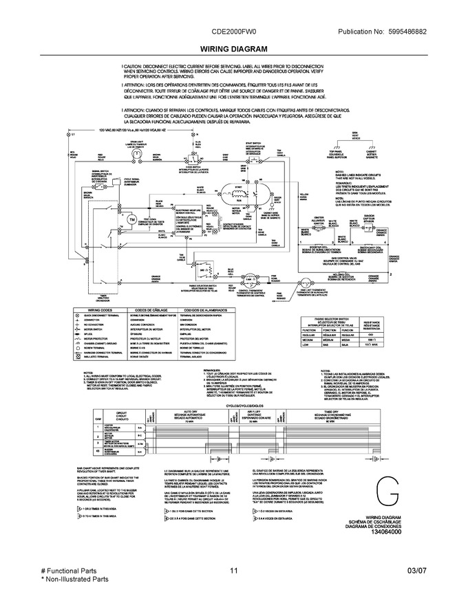Diagram for CDE2000FW0