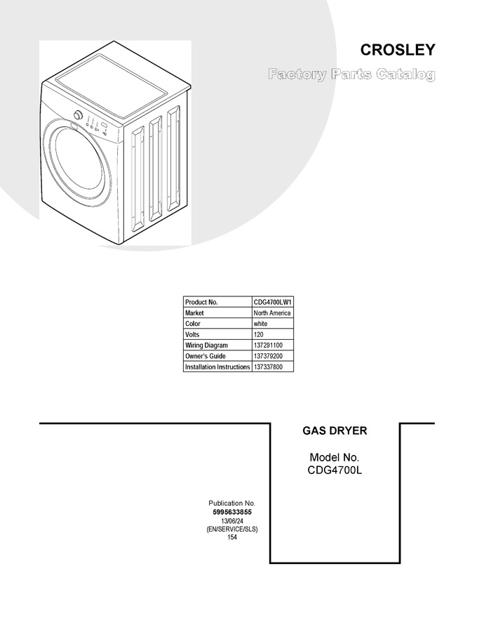 Diagram for CDG4700LW1